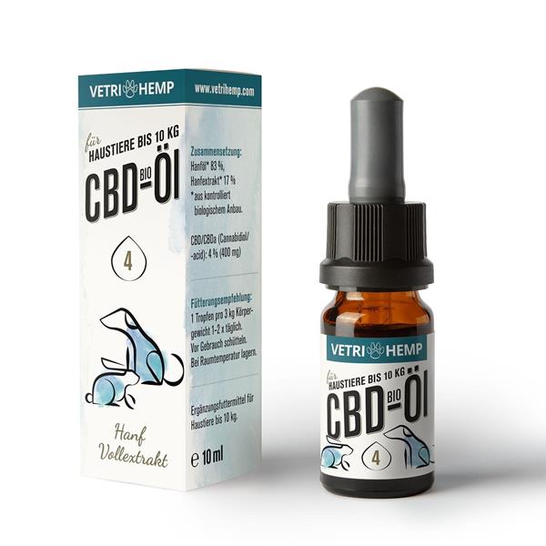 Vetrihemp Bio Hemp-Oil 4%, 10ml