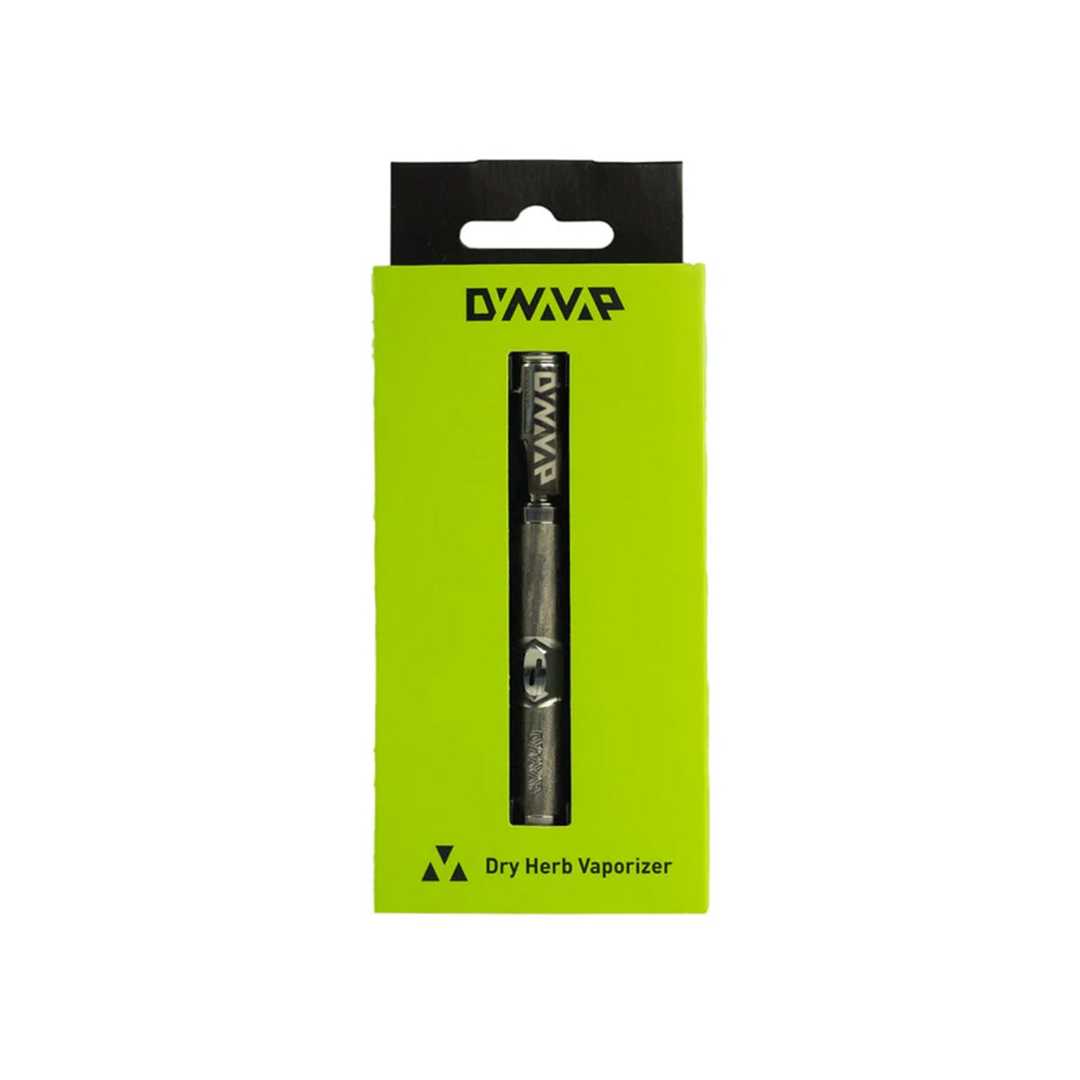 Der Aufbewahrungsbehälter vom The M7 Vaporizer von DynaVap. Eine rechteckige Schachtel in der Farbe hellgrün auf einem weißen Hintergrund.