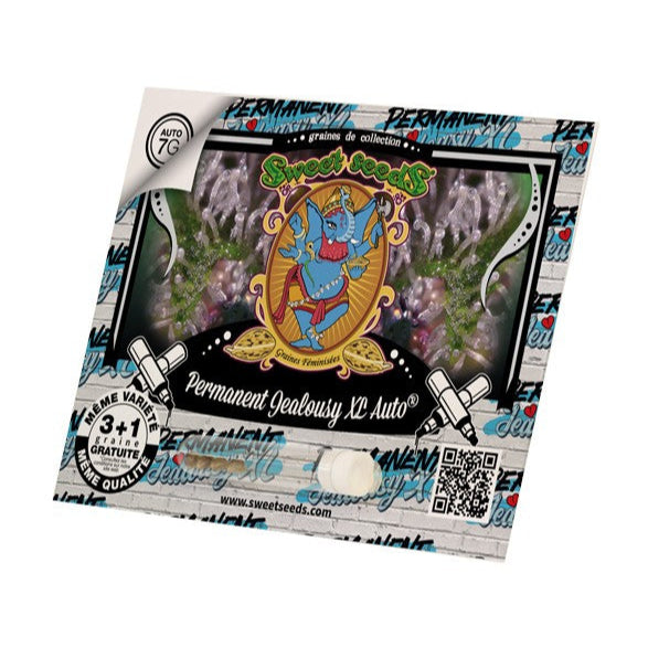 Sweet Seeds Hanfsamen in die Verpackung