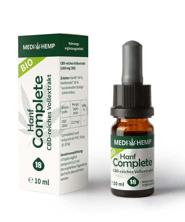 Medihemp Bio Hanf Complete 18% CBD, 10 ml