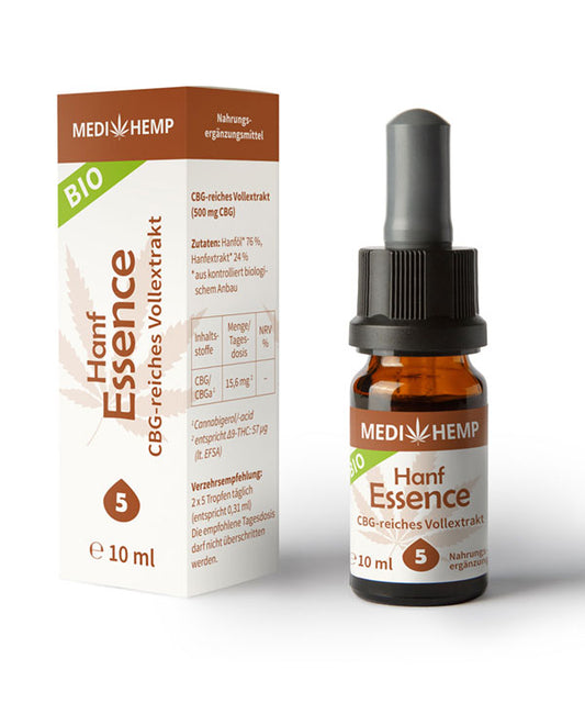 Medihemp Hanf Bio Essence 5% CBG, 10 ml