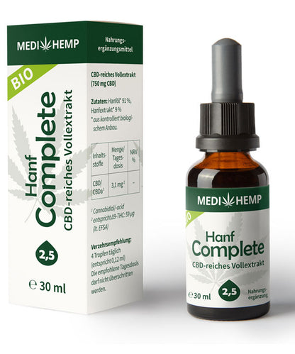 Medihemp Bio Hanf Complete 2,5% CBD