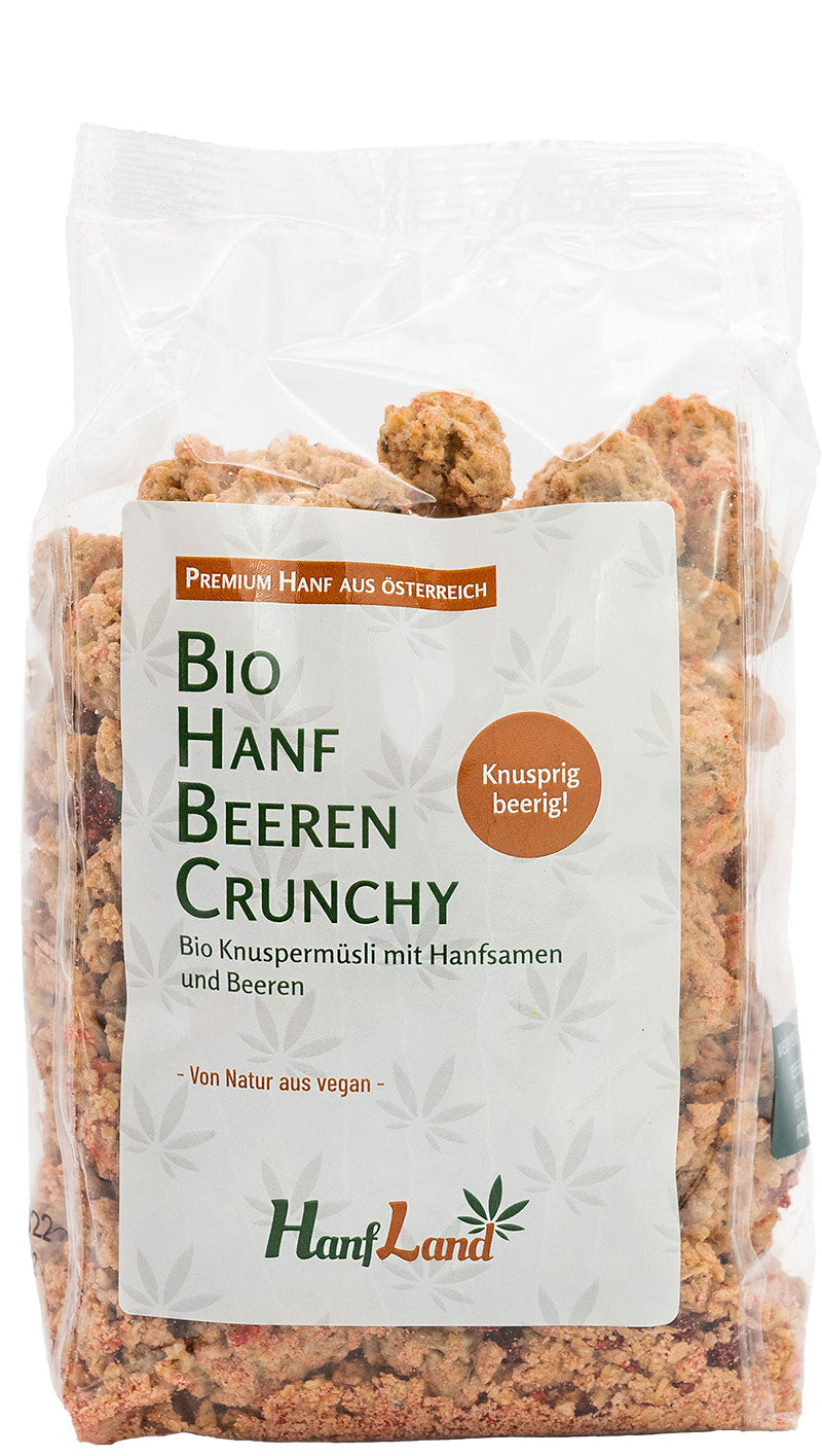 Hanfland Bio Hanf Beeren Crunchy, 400 g