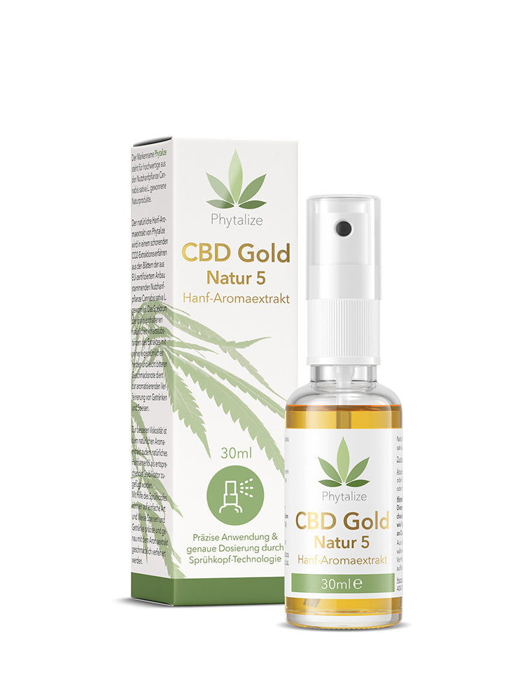 CBD GOLD Aromaextrakt Natural 5% 30ml