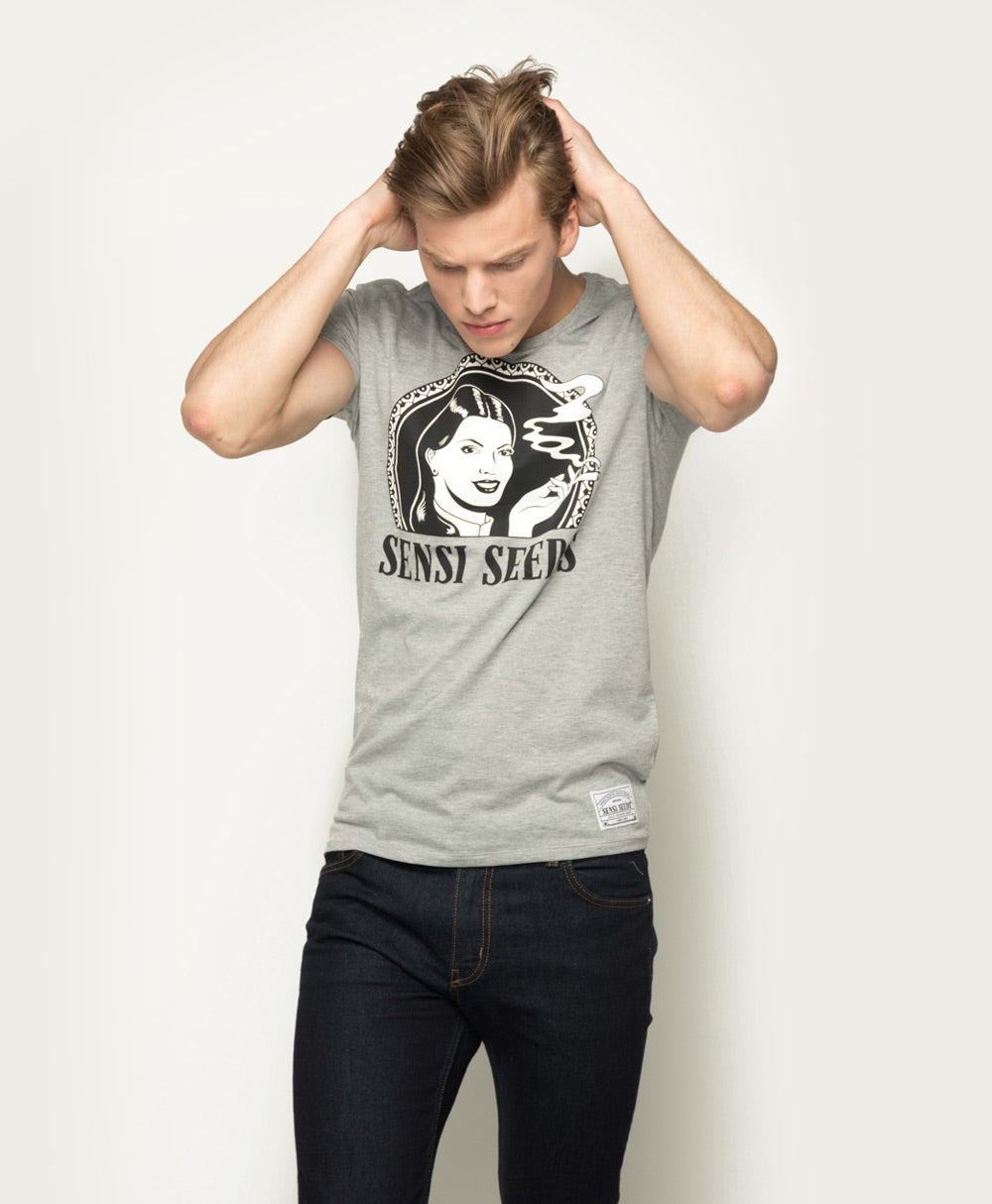 Sensi Seeds T-Shirt Heather Grey  S