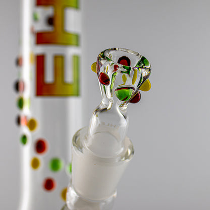 Glasbong Ehle Beaker Rasta NS 18,8 45 cm