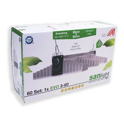 SANlight EVO Set, 60x60cm, 1.5 EU, 200 W