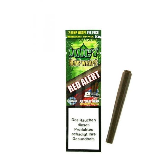 Juicy Hemp Wraps Red Alert, 2 pieces