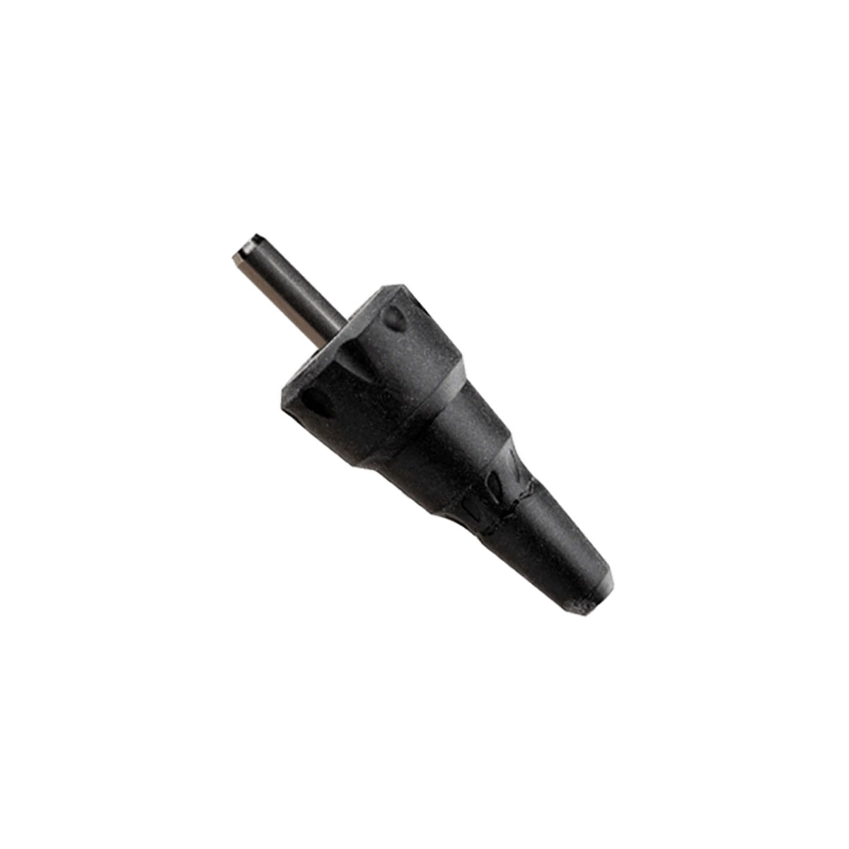 Das Silikonzubehör Bonger für Handgerät-Verdampfer von Dynavap ist kegelförmig in den Farben schwarz und grün und befindet sich vor einem weißen Hintergrund.