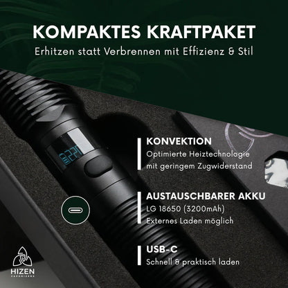 HiZen Stilus Pro Konvektion Vaporizer konvektion