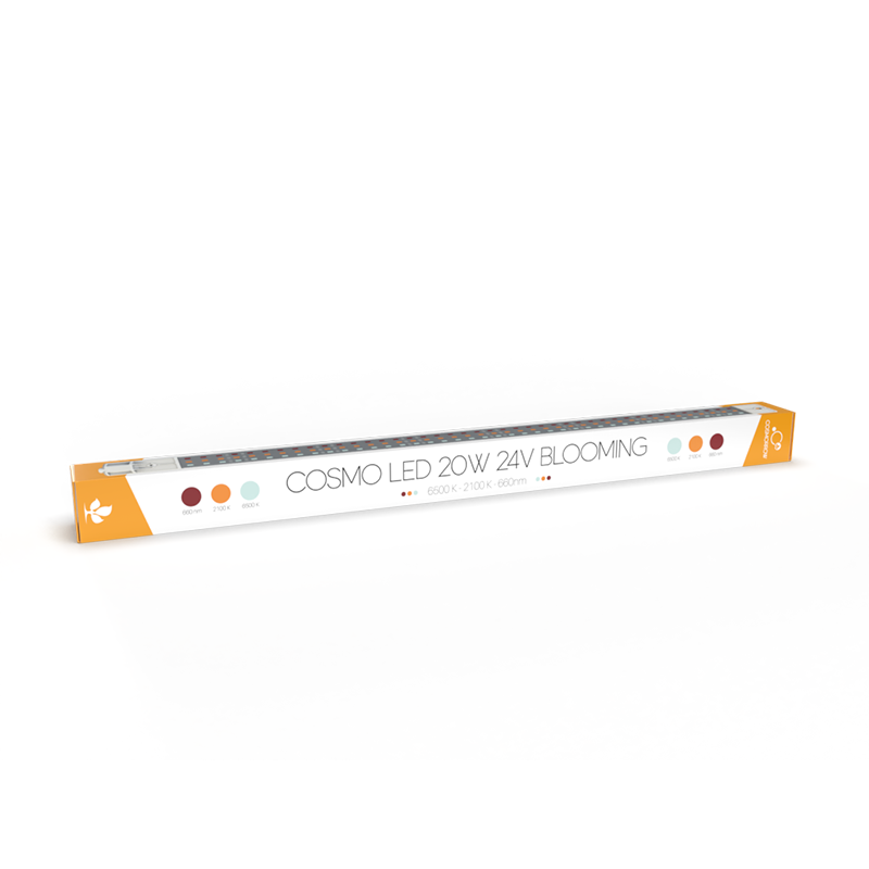 Verpackung von LED Cosmorrow Beleuchtung für Cannabis Anzucht 
