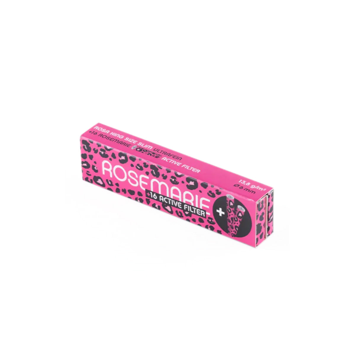 Rosemarie Rolls Slim von der Marke MARIE in pink mit Leopardenmuster vor einem weißen Hintergrund